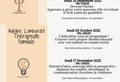 Ateliers Parentalité